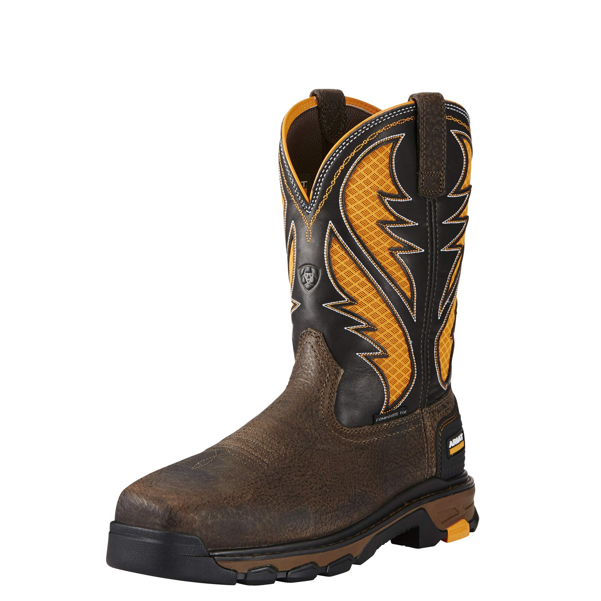 Ariat Men's Intrepid Venttek Composite Toe Work Boot - Waterproof Steel Toe Safety Shoes for Construction & Outdoor Work - Durable Comfort for Long Shifts