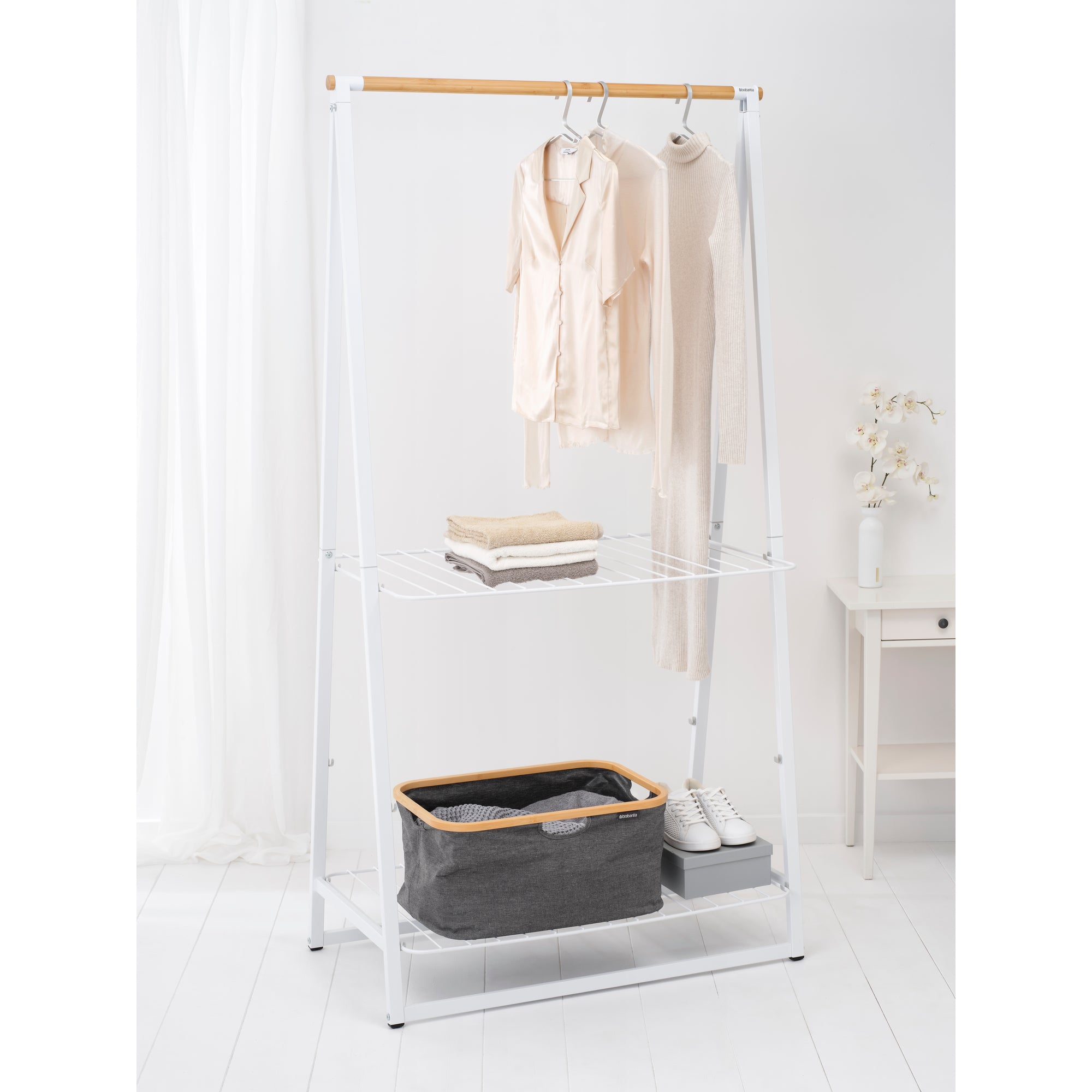 Foldable Laundry Basket 40L - Collapsible Clothes Hamper with Handles for Home, Dorm, Camping & Travel - Space Saving Storage Solution