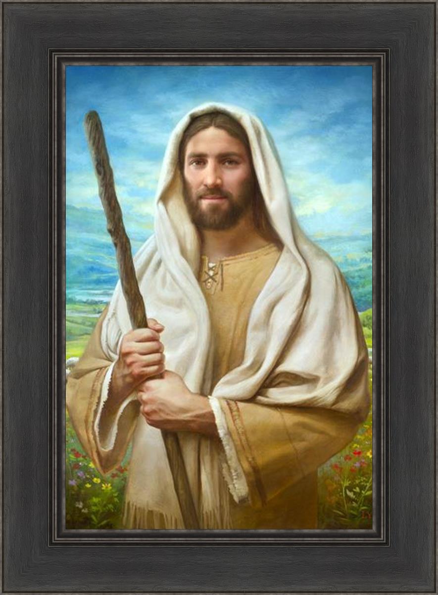 Feed My Sheep by Howard Lyon - Inspirational Christian Art Print for Home, Office & Church Decor - Perfect for Gifts & Spiritual Encouragement