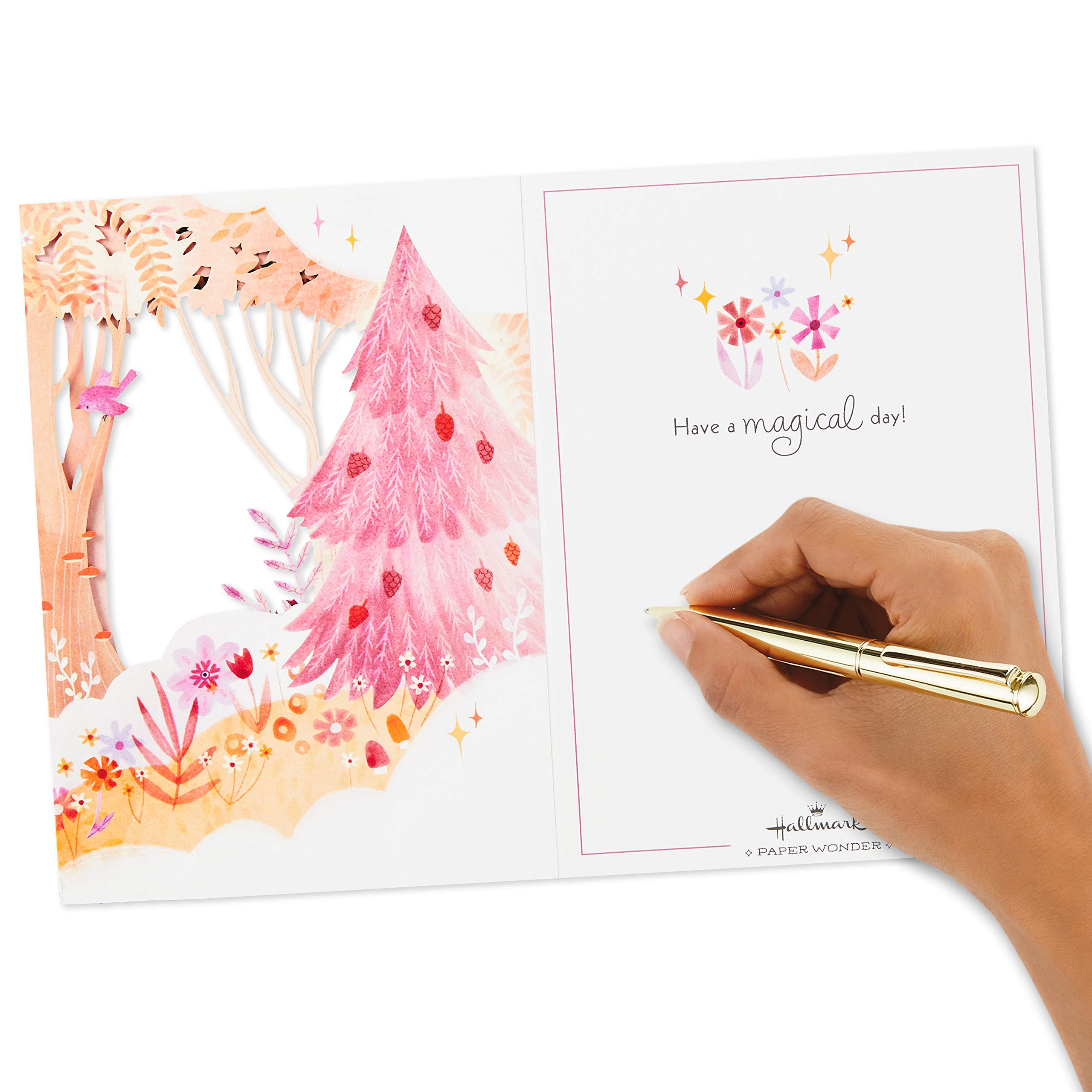 Hallmark Unicorn Pop Up Birthday Card - 3D Displayable Greeting Card for Kids, Girls, Teens - Perfect for Birthdays, Parties, and Special Occasions