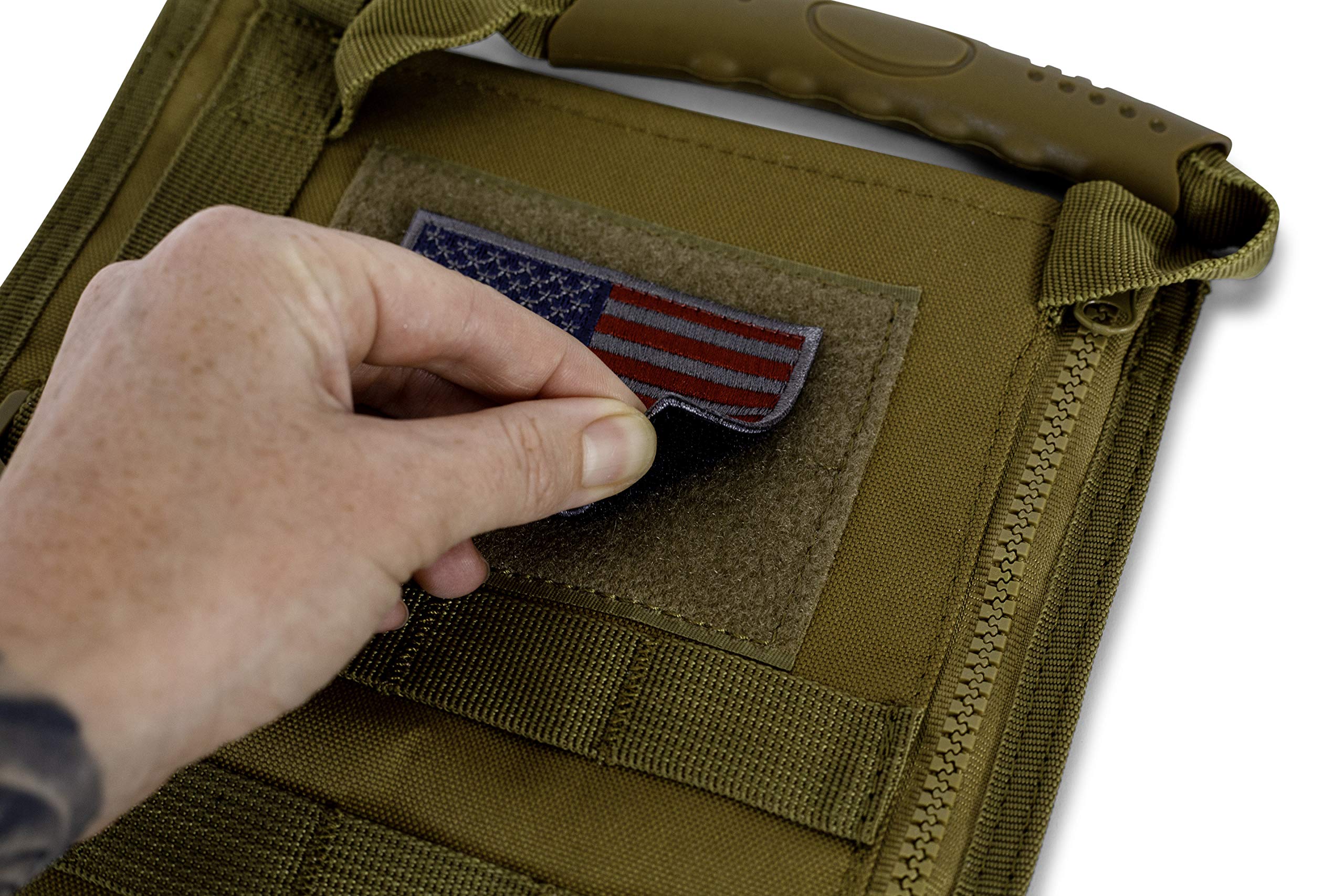 Tactical Christmas Stocking with MOLLE Gear - Durable Military-Style Holiday Decor for Outdoor Enthusiasts & Camping