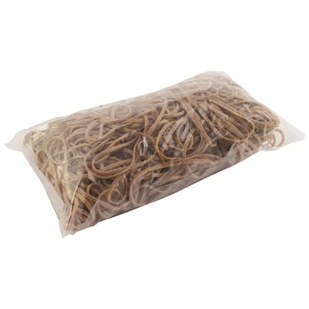454G Size 36 Rubber Bands - Heavy Duty Elastic Bands for Office, School, Crafts, Packaging & DIY Projects (Natural Rubber, 1/4 Inch Width)