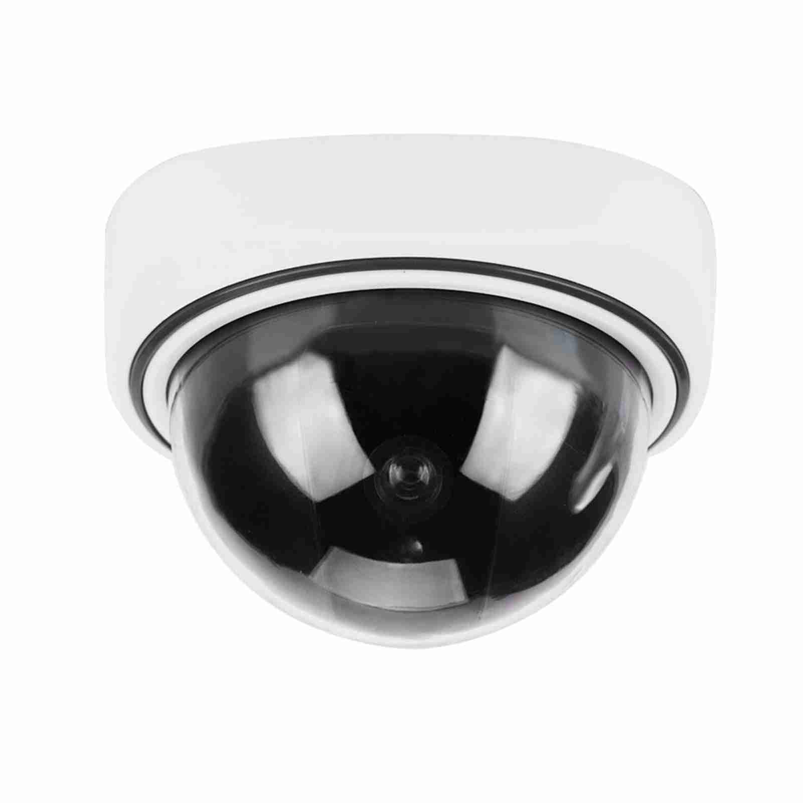 Fake Security Camera - Wireless Dummy Dome Camera for Indoor & Outdoor Use | Home Surveillance, Theft Deterrent, Office & Retail Security | Realistic Look for Enhanced Safety