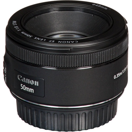 Canon EF 50mm f/1.8 STM Lens - Fast Prime Portrait Lens for DSLR Cameras | Perfect for Low Light Photography, Street Photography & Video Shooting