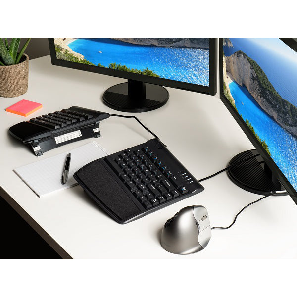 Kinesis Freestyle2 Convertible Ergonomic Split Keyboard for Comfortable Typing - Perfect for Office, Gaming, and Long Work Sessions