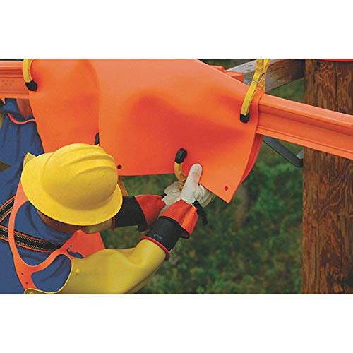 SALISBURY Class 4 Insulating Blanket - 3x3 Feet Orange Synthetic Rubber for Electrical Safety - Perfect for Electricians, Linemen & Industrial Use