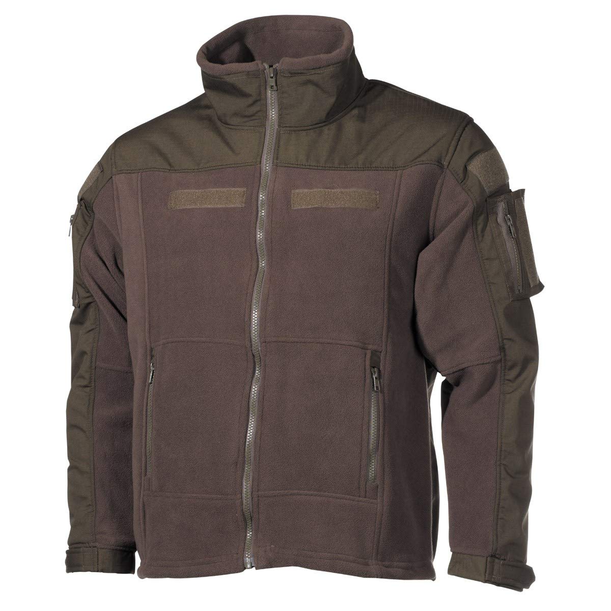 Men's US Military Tactical Fleece Jacket - Warm Winter Outdoor Combat Jacket for Hiking, Camping & Casual Wear - Black
