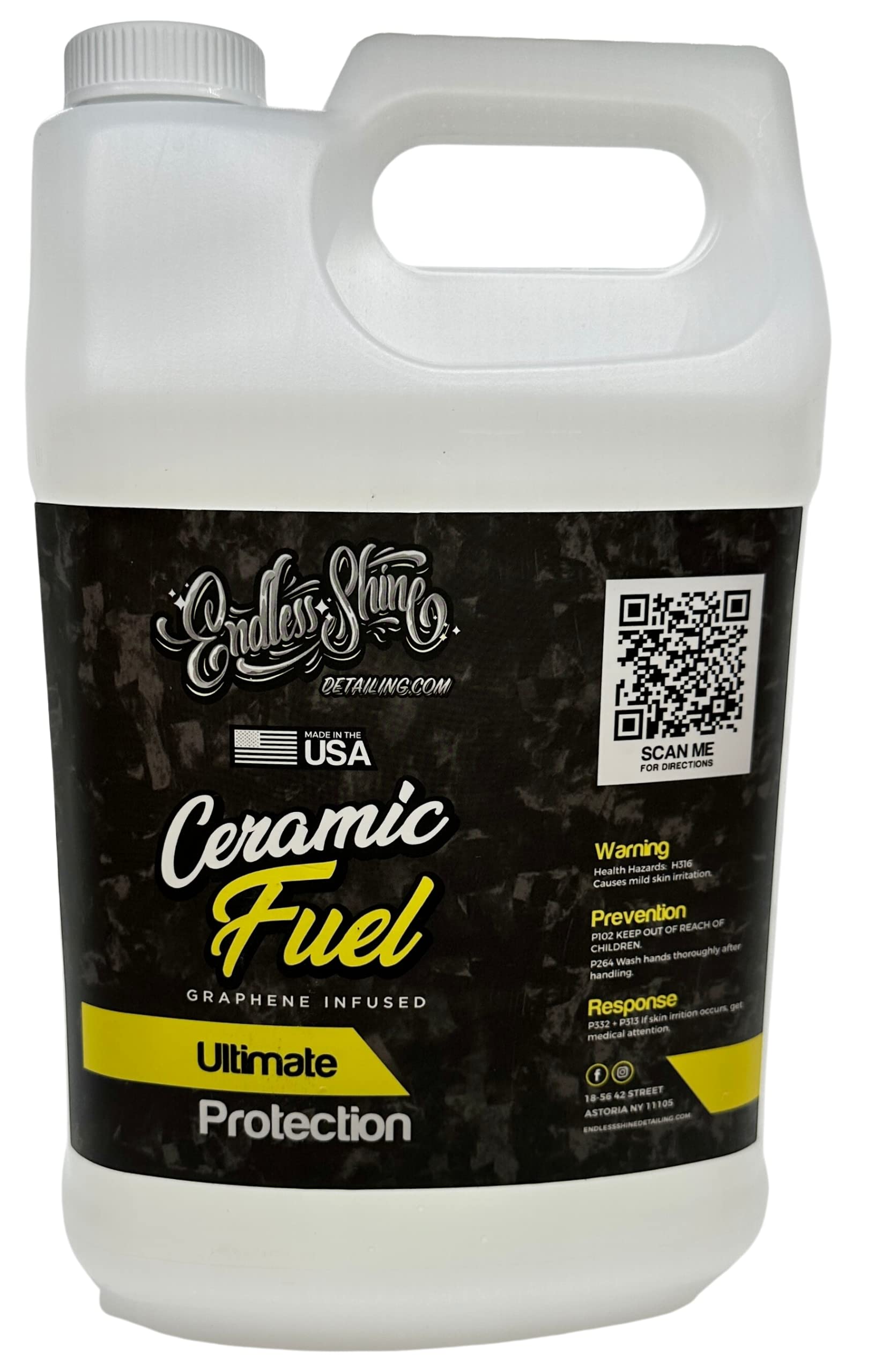Endless Shine Ceramic Fuel (1 Gallon) - High-Performance Ceramic Coating for Cars, Boats & Motorcycles | Long-Lasting Protection & Gloss Finish | Ideal for Automotive Detailing & Vehicle Maintenance