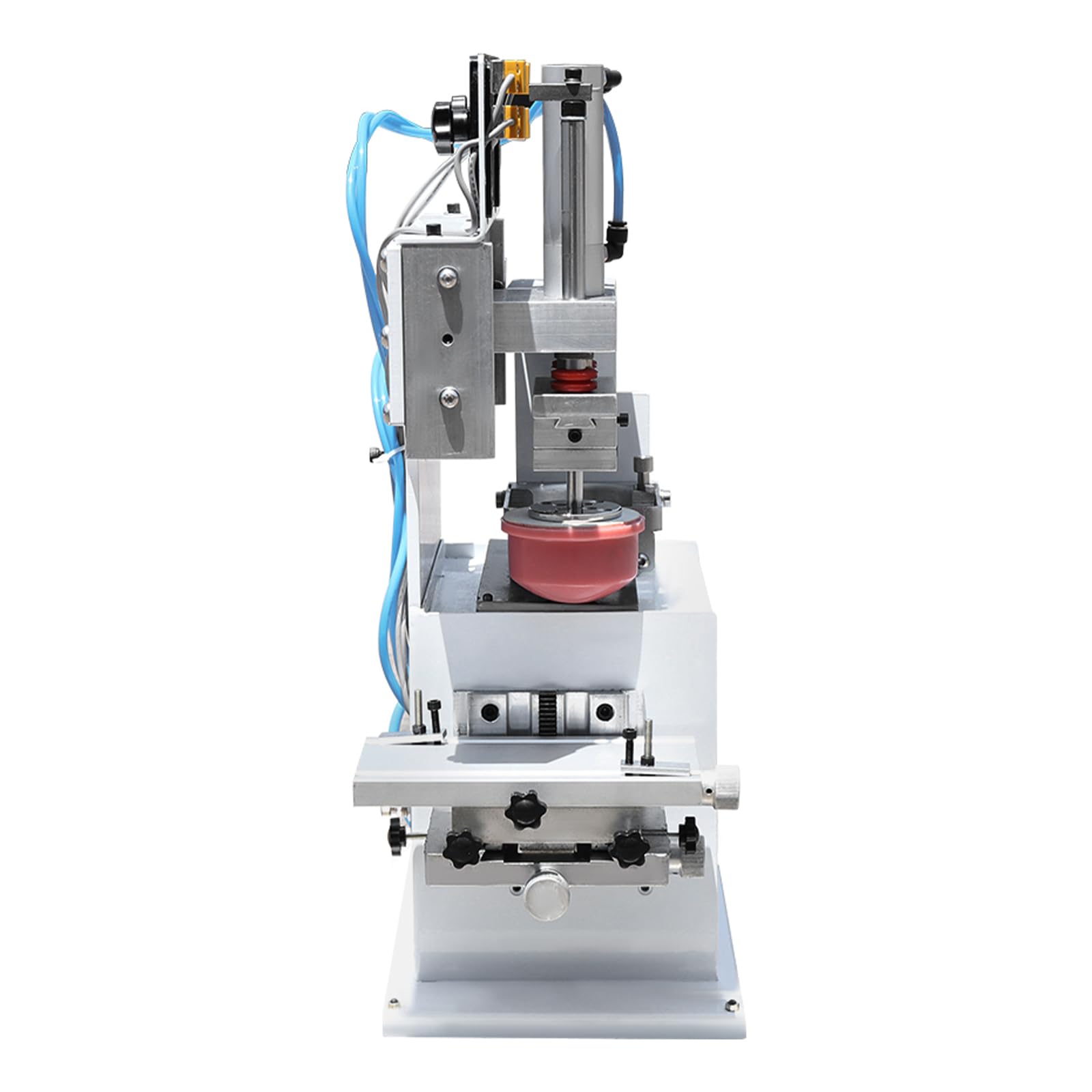 Pneumatic Pad Printing Machine - Ink Pressure Printer for DIY Logo Stamping & Embossing | Professional Printing Equipment for Metal, Plastic & Glass | Ideal for Crafts, Industrial Marking & Custom Branding