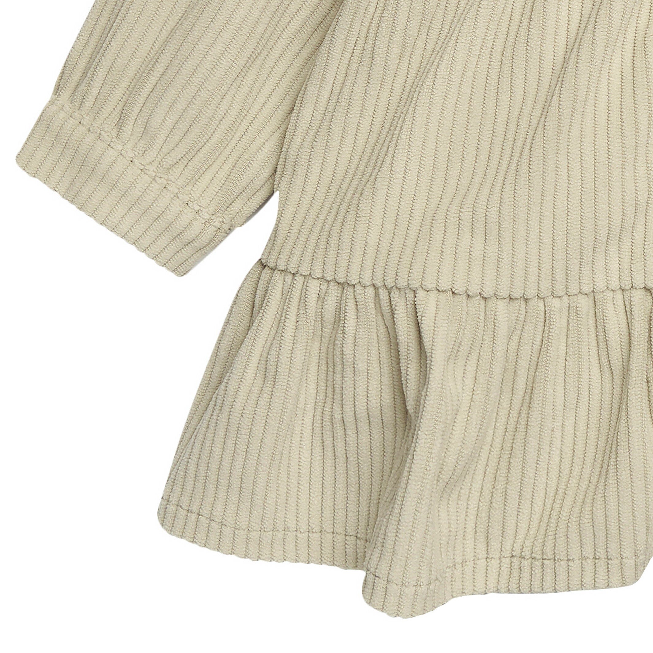 2 Piece Baby Girls Sage Corduroy Dress Set - Soft & Stylish Outfit for Toddlers - Perfect for Birthday Parties, Photo Shoots & Everyday Wear