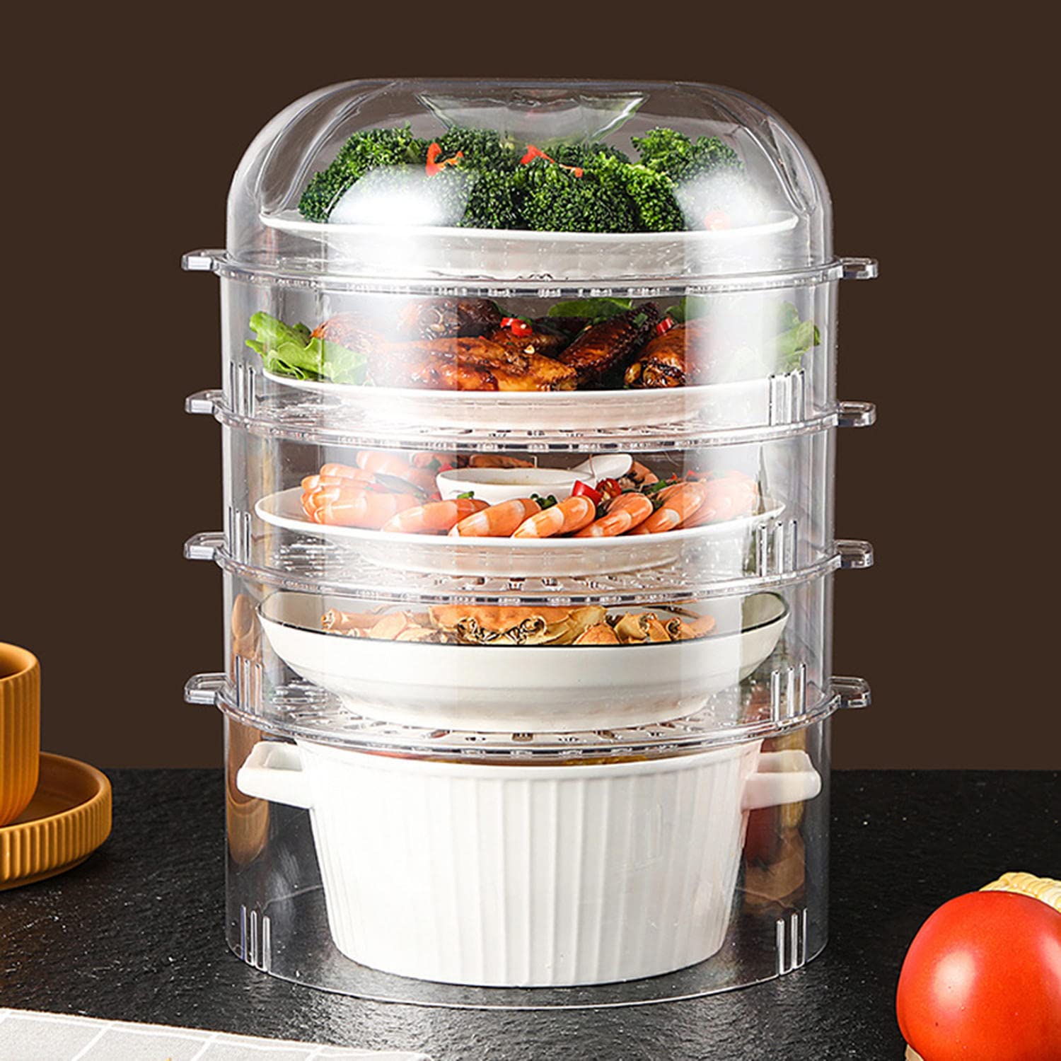 Multi-Layer Insulated Food Cover - Outdoor & Fridge Storage for Picnics