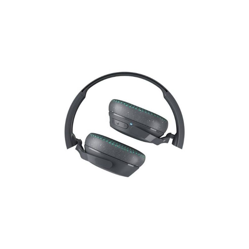 Skullcandy RIFF On-Ear Wired Headphones with Cable - Gray | Comfortable Audio for Gaming, Music & Work