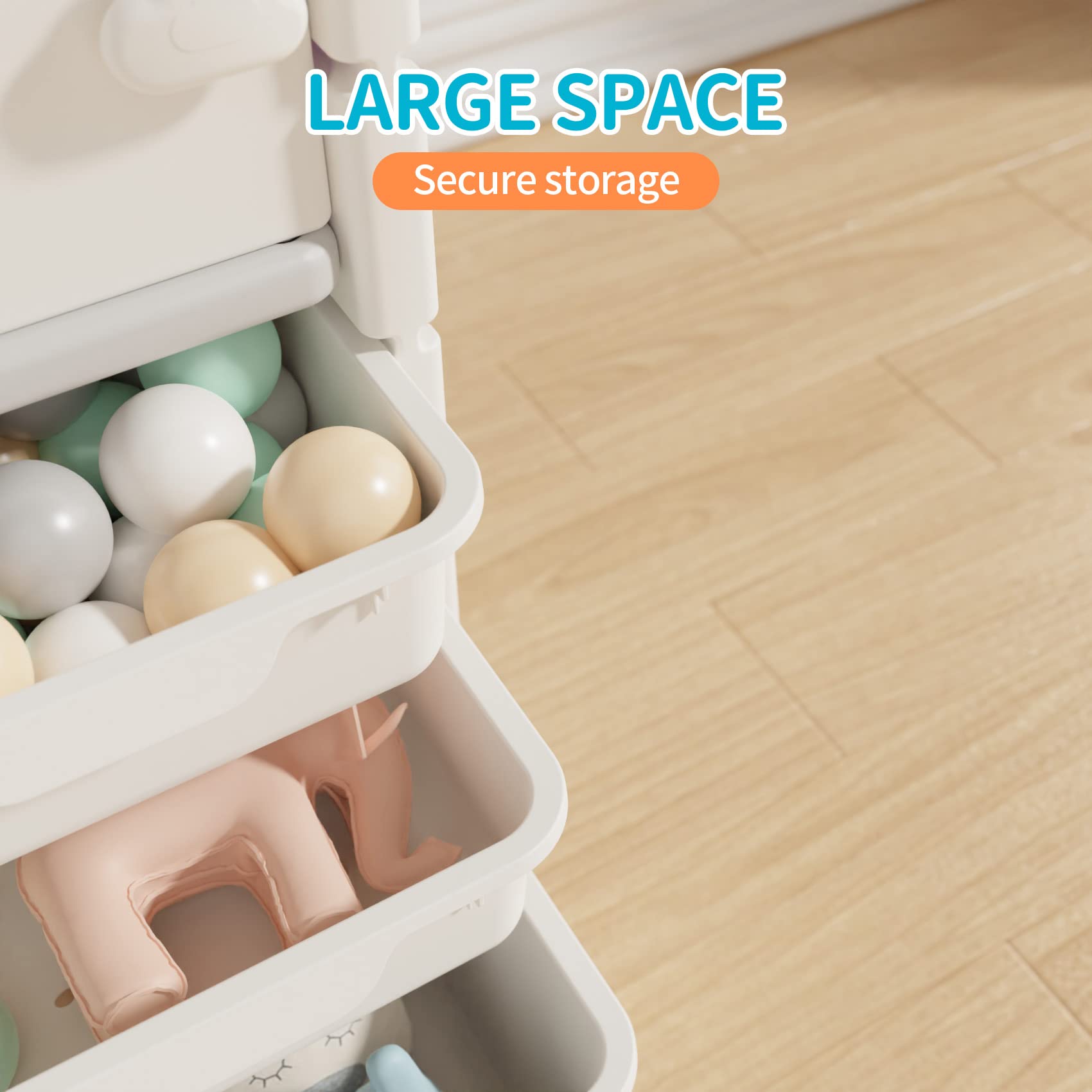 UNICOO Kids Bookshelf & Toy Organizer - 12-Cube Storage Shelf for Children's Bedroom, Playroom, Nursery or Classroom - Perfect for Organizing Toys, Books, School Supplies & Decorations