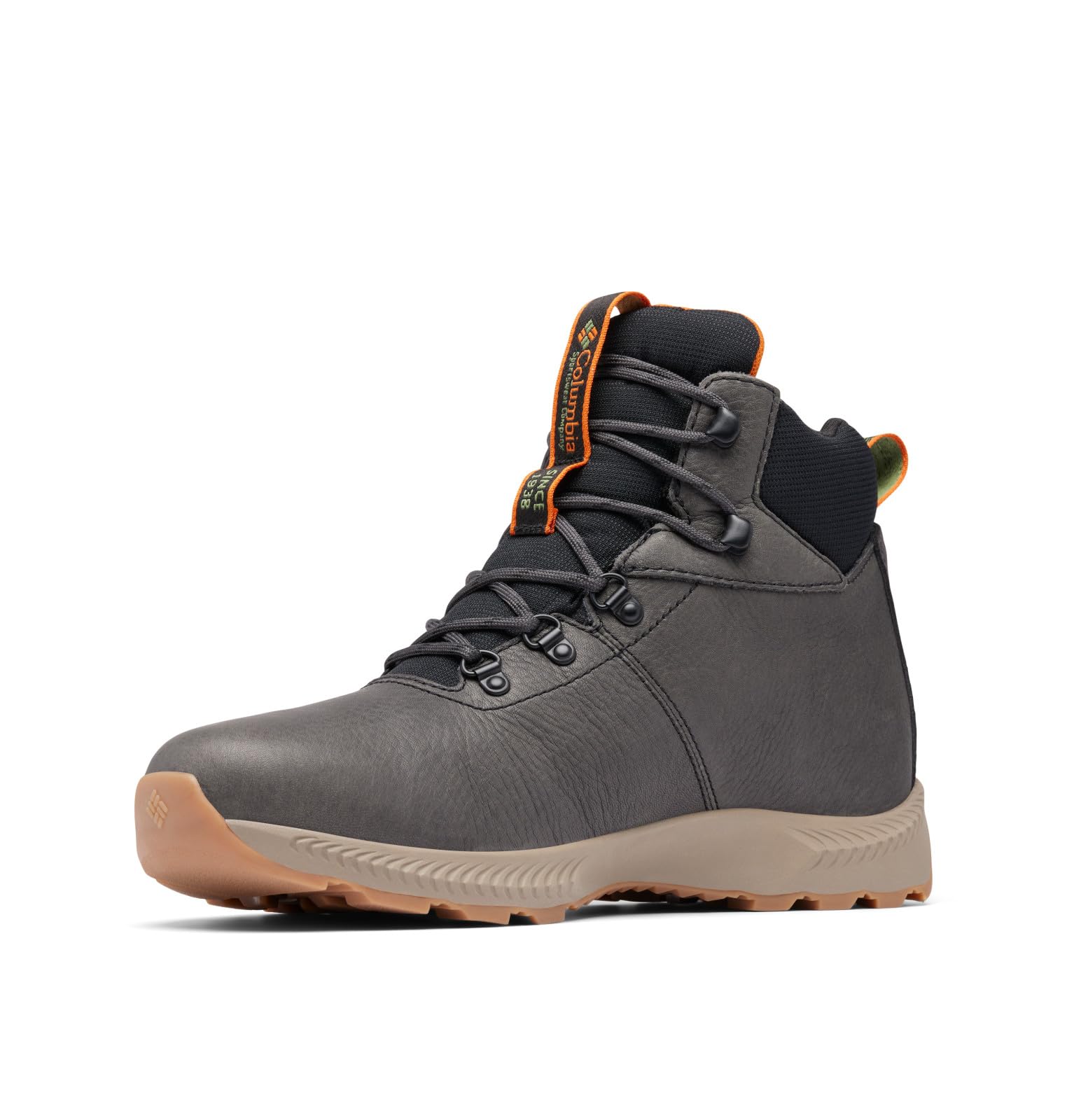 Columbia Men's Landroamer Explorer Waterproof Hiking Boots - 2024 Grill/Desert Sun, Size 46 EU - Durable Outdoor Footwear for Trekking, Camping & Mountain Adventures