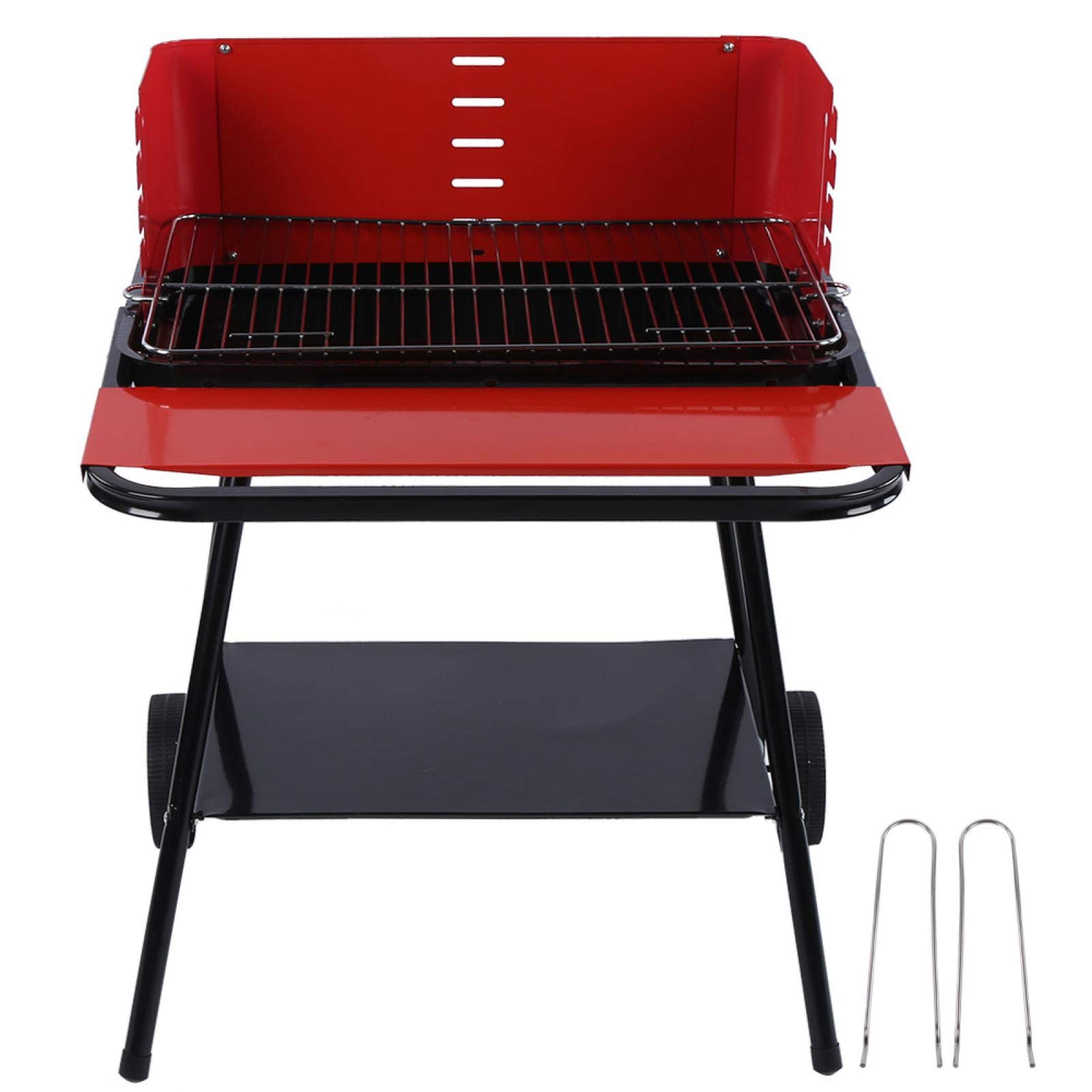 Portable BBQ Grill for Steak, Chicken & Burgers - Camping & Outdoor Cooking Accessory | Perfect for Backyard, Picnics & Tailgating