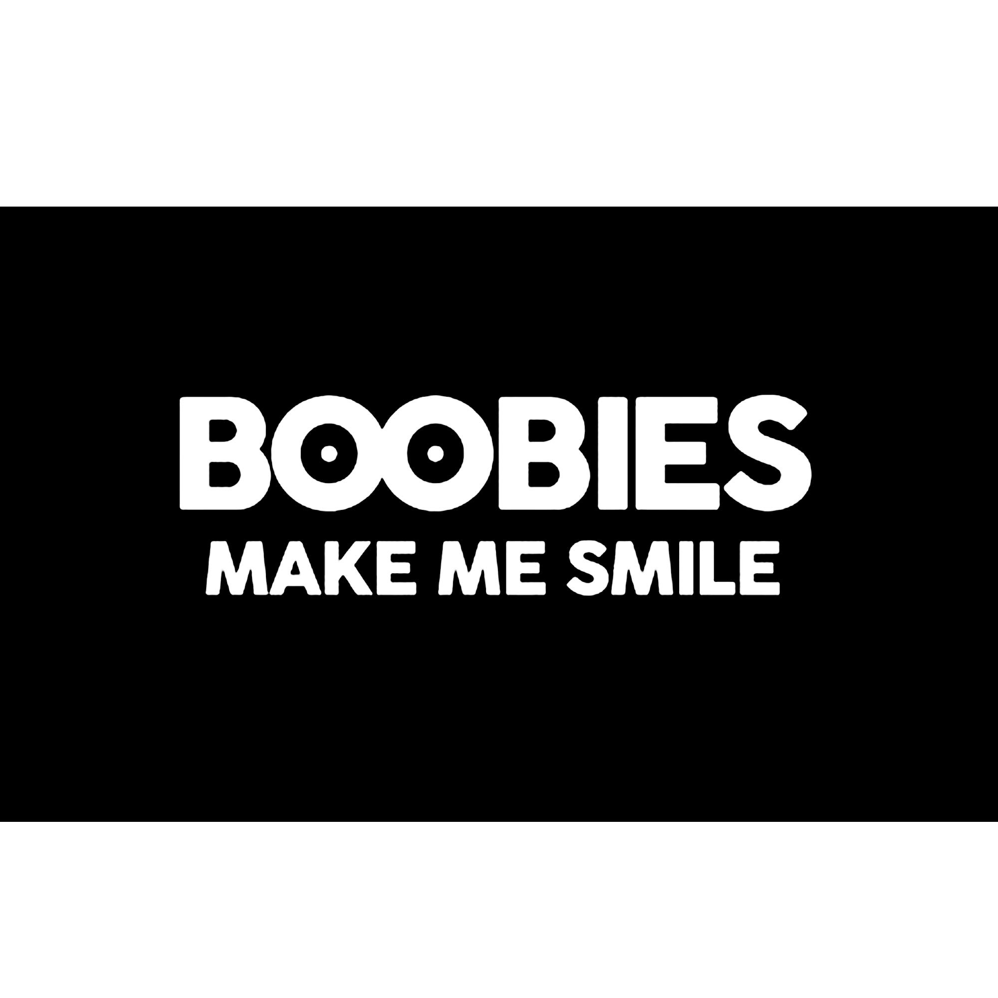 Funny Men's Gym Tank Top - 'Boobies Make Me Smile' Novelty Workout Shirt | Comfortable Cotton Fitness Tee for Gym, Running & Casual Wear