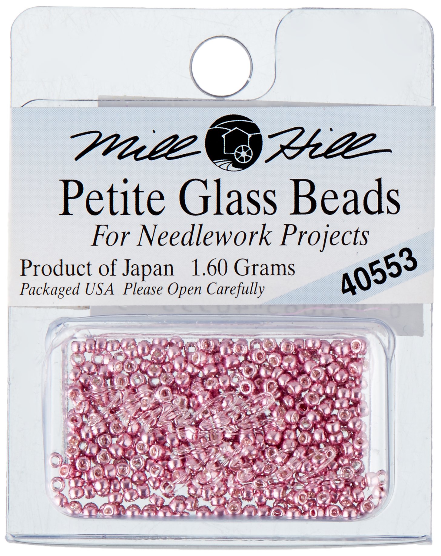 Mill Hill Petite Glass Seed Beads - 1.5mm Old Rose Color for Jewelry Making, DIY Crafts, Scrapbooking & Beading Projects | Perfect for Bracelets, Necklaces & Home Decor