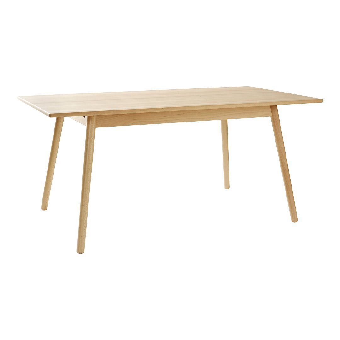 Modern C35B 6-Person Dining Table Set - Solid Wood Kitchen Table with 6 Chairs for Home, Restaurant, and Office Use