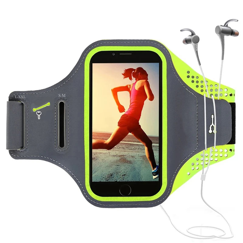 iPhone 15 Armband for Running & Outdoor Sports - Waterproof Phone Holder for Gym, Hiking, Cycling & Fitness Activities