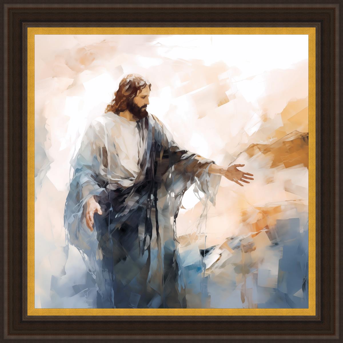 Come Unto Me Large Wall Art - Inspirational Christian Home Decor for Living Room, Bedroom & Office - Perfect for Gifts & Spiritual Spaces