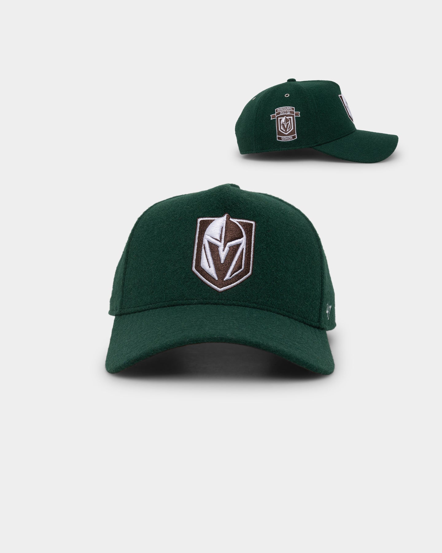 47 Brand Vegas Golden Knights Cliffside Offside DT Snapback Hat - Dark Green Adjustable Baseball Cap for Men & Women - Perfect for Sports Fans, Casual Wear & Outdoor Activities