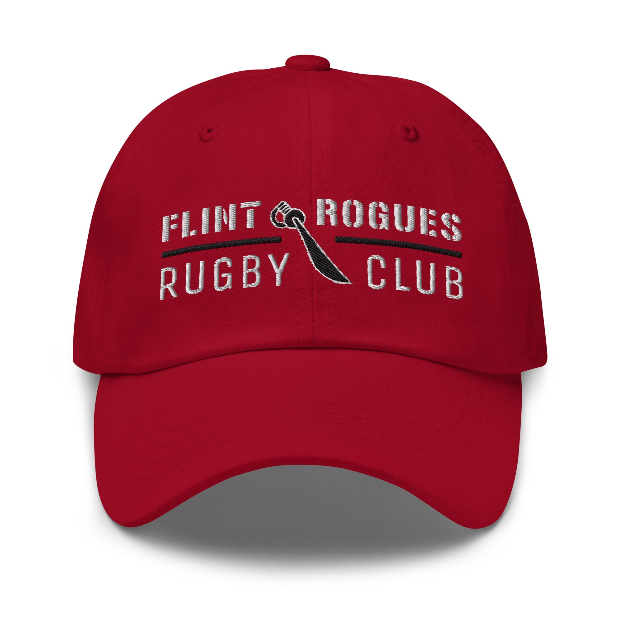Flint Rogues RFC Adjustable Baseball Cap - One Size Fits All for Men & Women - Perfect for Outdoor Sports, Hiking, and Casual Wear