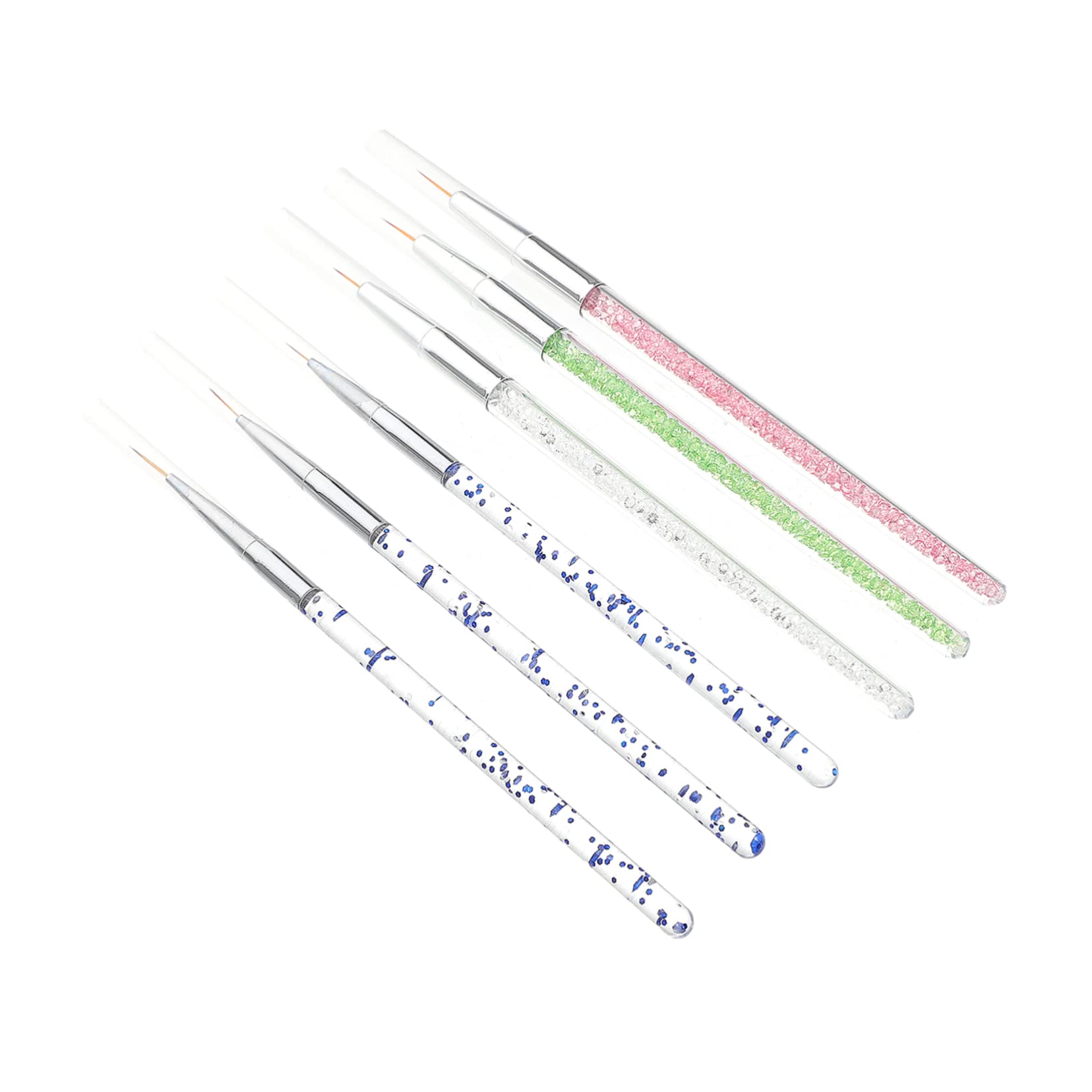 minkissy Nail Art Brush Set - Professional Gel Polish Liner & Painting Pens for Detailed Nail Designs | Perfect for Salon, Home Manicures & DIY Nail Art