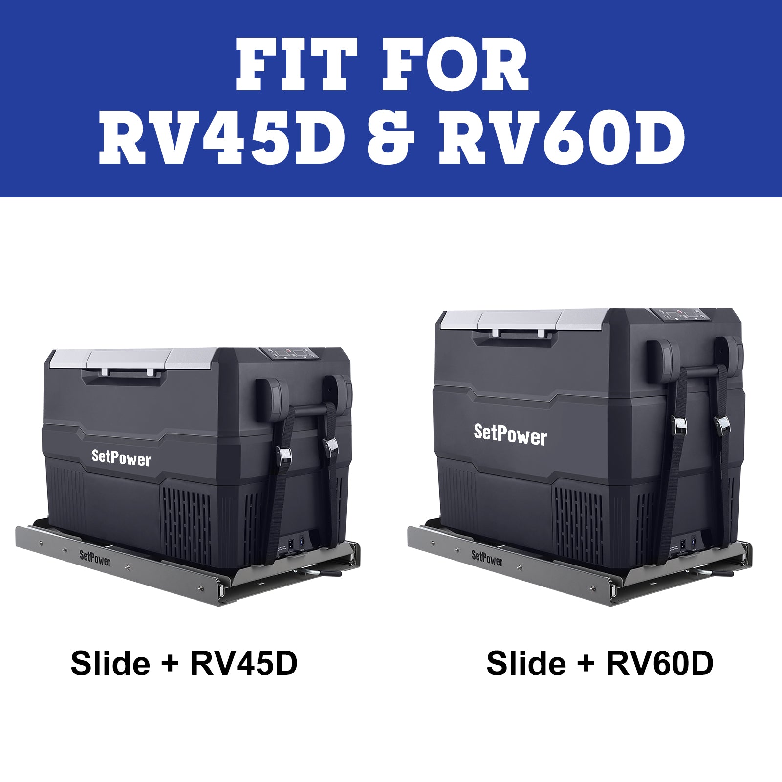 Setpower RV Refrigerator Slider for RV45S, PT Series, RF2025, FC & MC Series - Compatible with Most RV Fridges - Perfect for Camping, Road Trips & Outdoor Adventures