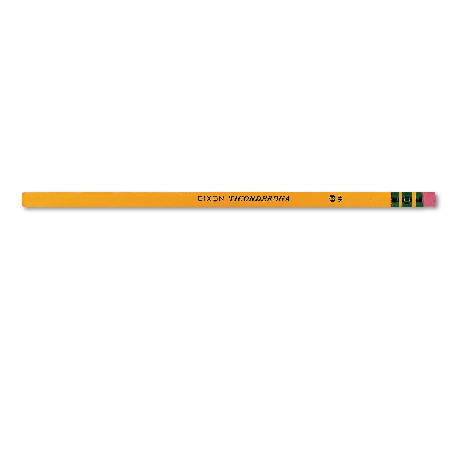 Ticonderoga® Woodcase Pencils, #2 HB Graphite Pencils - Pack of 96 Pre-Sharpened Pencils for School, Office & Art - Smooth Writing, Durable & Break-Resistant