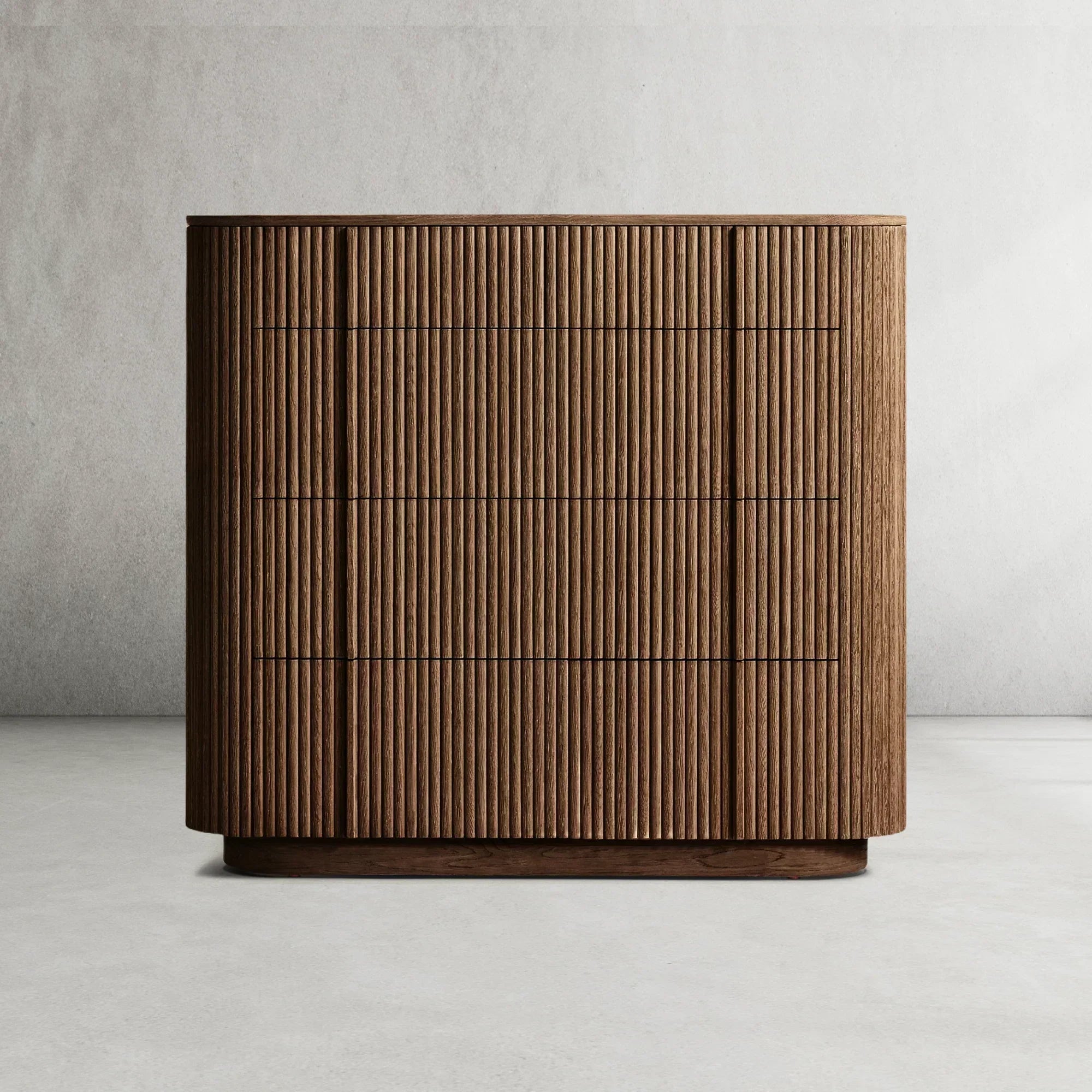 Mulholland Modern 5-Drawer Dresser - Stylish Wooden Cabinet for Bedroom Storage & Organization - Perfect for Home, Office, or Dorm Room Decor