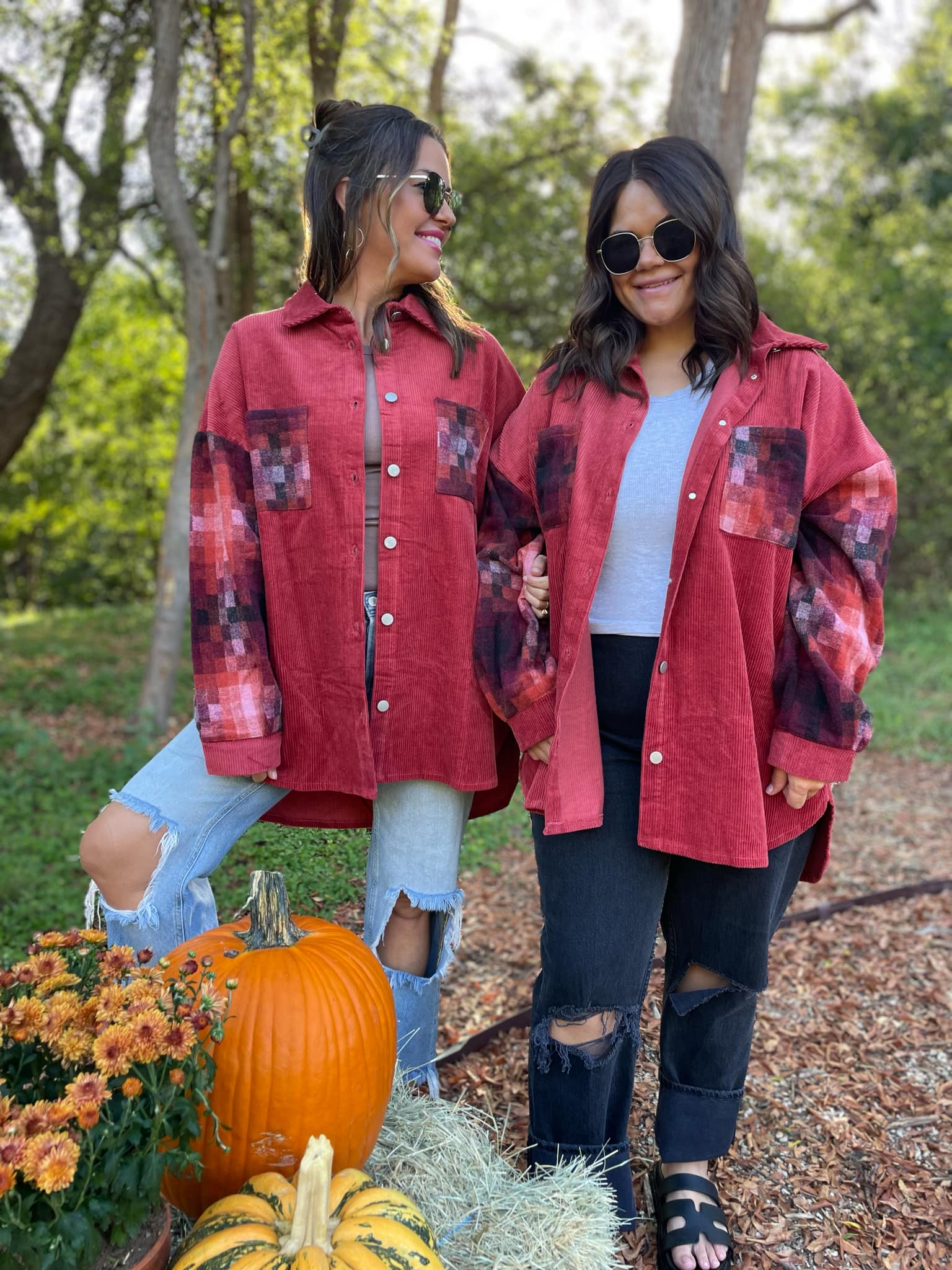 Corduroy Checkered Shacket for Men & Women | Cozy Fall & Winter Overshirt | Perfect for Layering, Outdoor Activities & Casual Wear