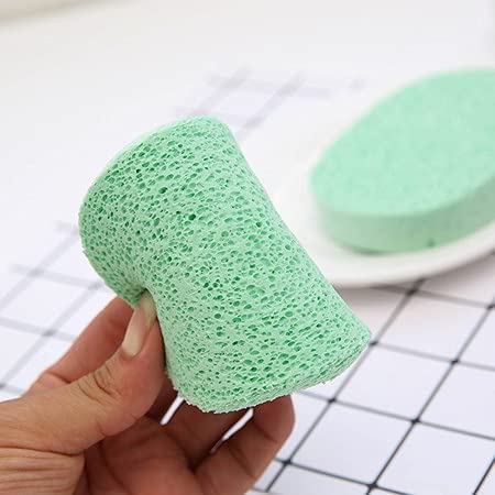 EQUVIA Professional Facial Cleansing Sponge & Brush Kit - Exfoliating Face Scrubber for Deep Pore Cleaning, Blackhead Removal & Makeup Removal (1 Pack Each) - Perfect for Daily Skincare Routine & Spa Treatments