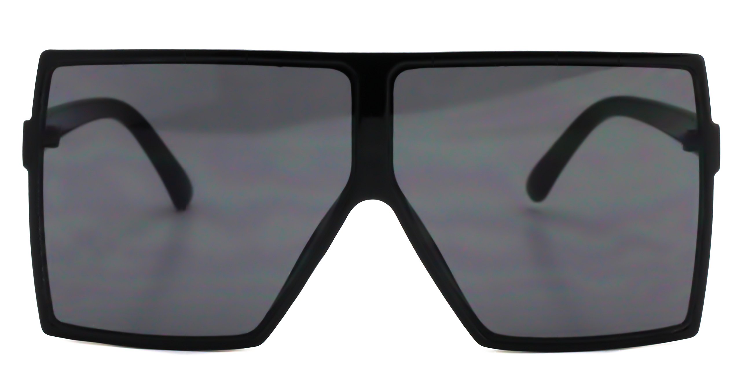 Stylish Square Oversized Sunglasses for Women & Men - UV Protection Flat Top Fashion Shades - Perfect for Beach, Driving, and Outdoor Activities