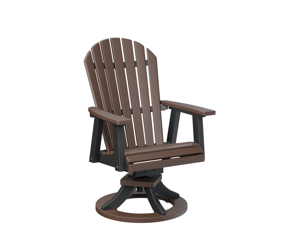 Berlin Gardens Comfo Back Swivel Rocker Dining Chair - Ergonomic Outdoor Patio Furniture for Relaxing & Dining - Perfect for Backyard, Garden, Poolside & Deck Use
