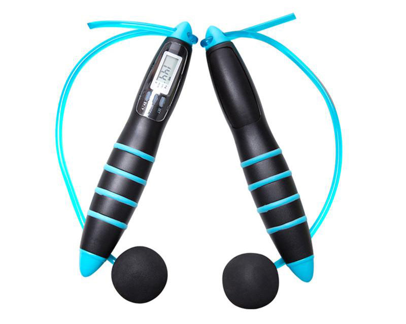 Best Cordless Skipping Rope with Calorie Counter & Timer - Perfect for Home Workouts, Weight Loss & Cardio Training