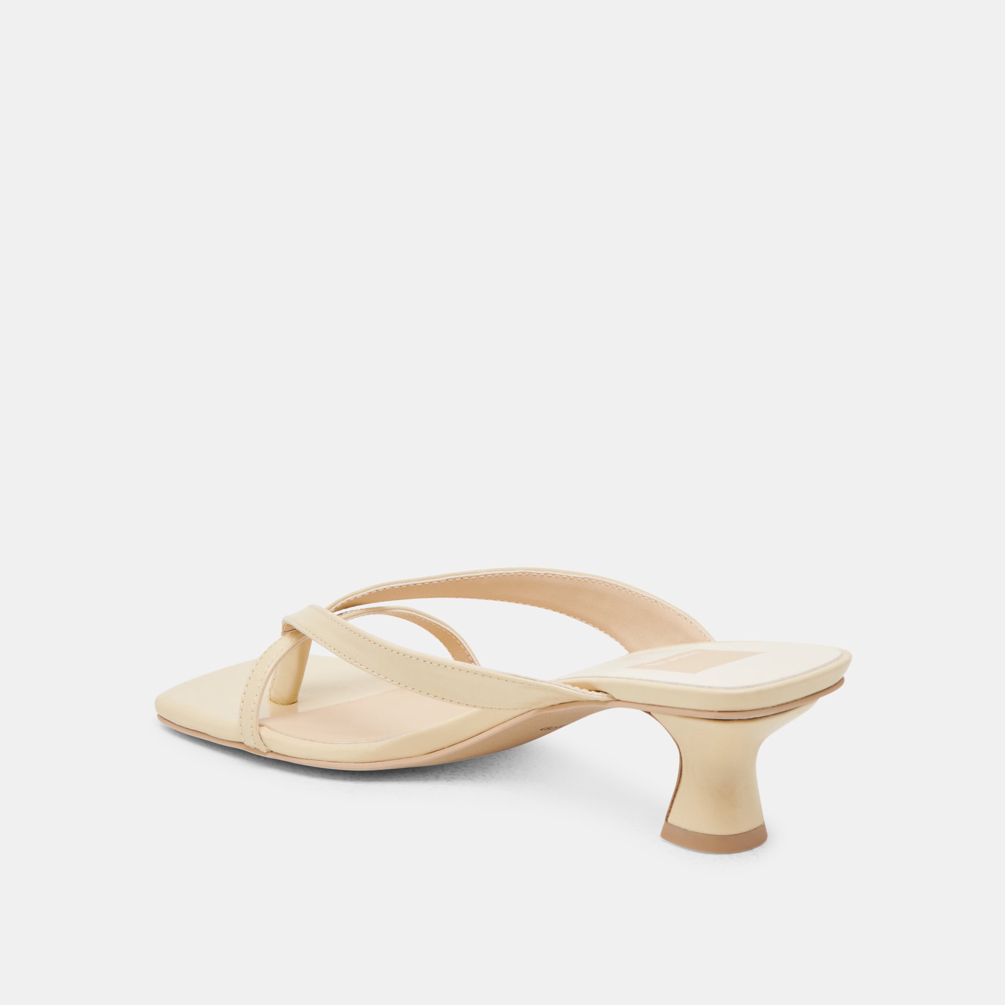 BREVEL Women's Light Yellow Leather Heels - Comfortable High Heel Shoes for Party, Wedding & Evening Wear