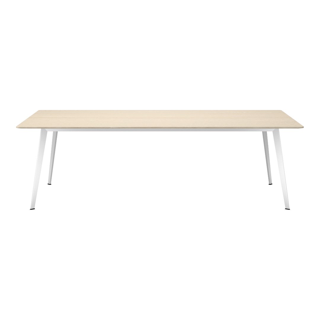 Modern Rectangular JW Dining Table - Solid Wood Kitchen Table for 6-8 People - Perfect for Family Dinners & Entertaining Guests
