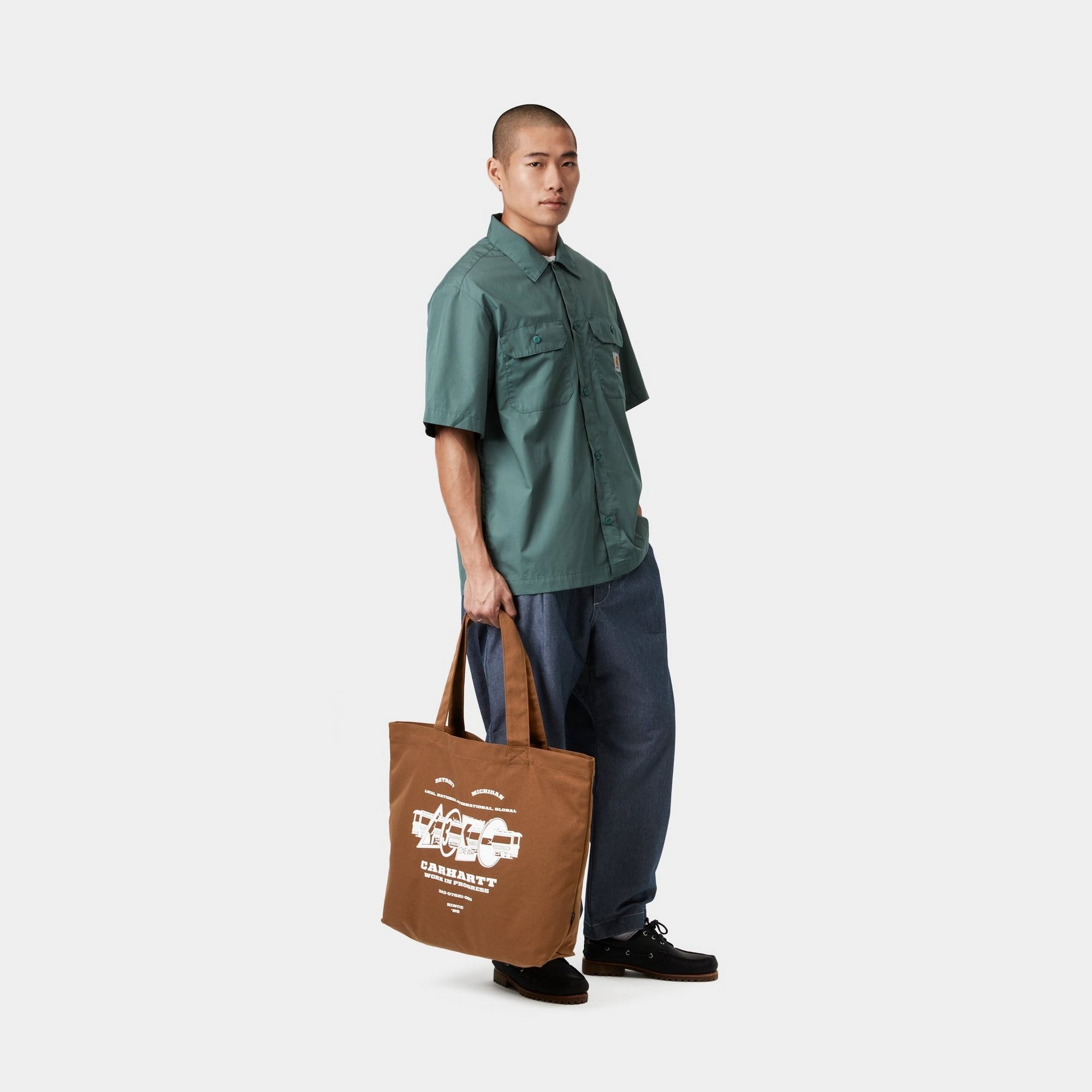 Stylish Canvas Graphic Tote Bag - Large Size with Hamilton Brown Runaway Print | Perfect for Shopping, Beach Trips & Everyday Use