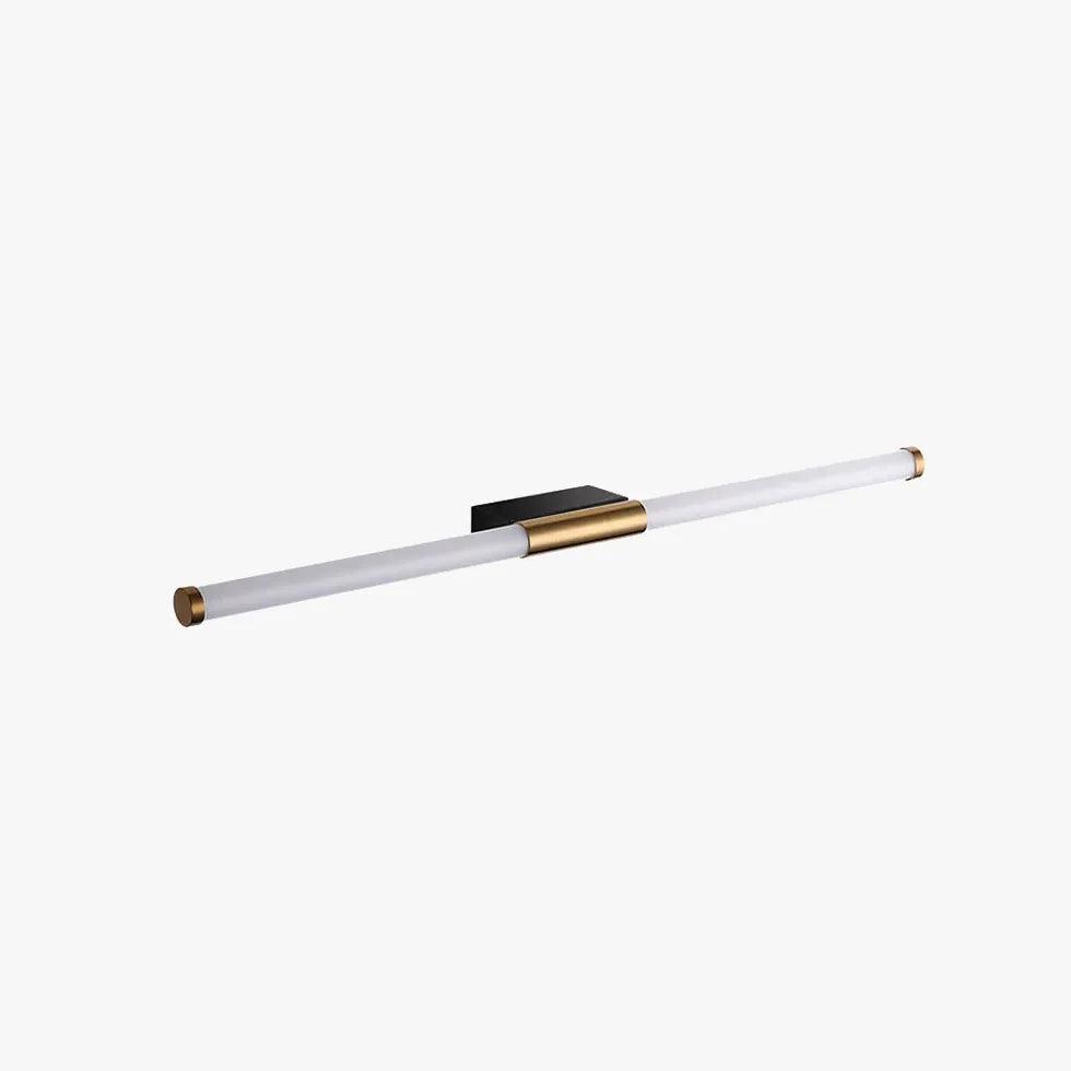 Modern Vertical LED Gold Wall Lights for Bedroom - Elegant Dimmable Lighting for Bedside, Hallway, and Home Decor