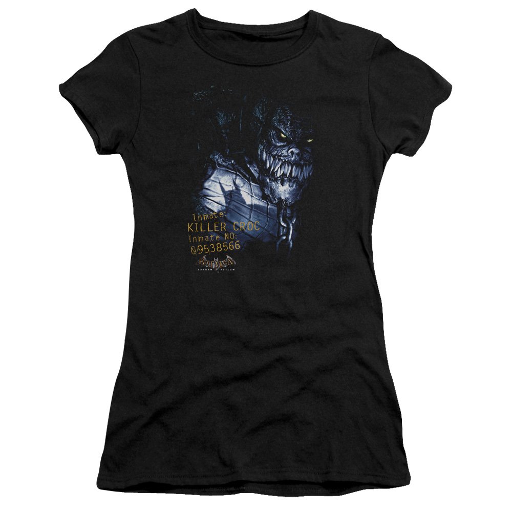 Batman Arkham Killer Croc Premium Bella T-Shirt for Juniors | Soft Cotton Graphic Tee | Superhero Cosplay & Casual Wear
