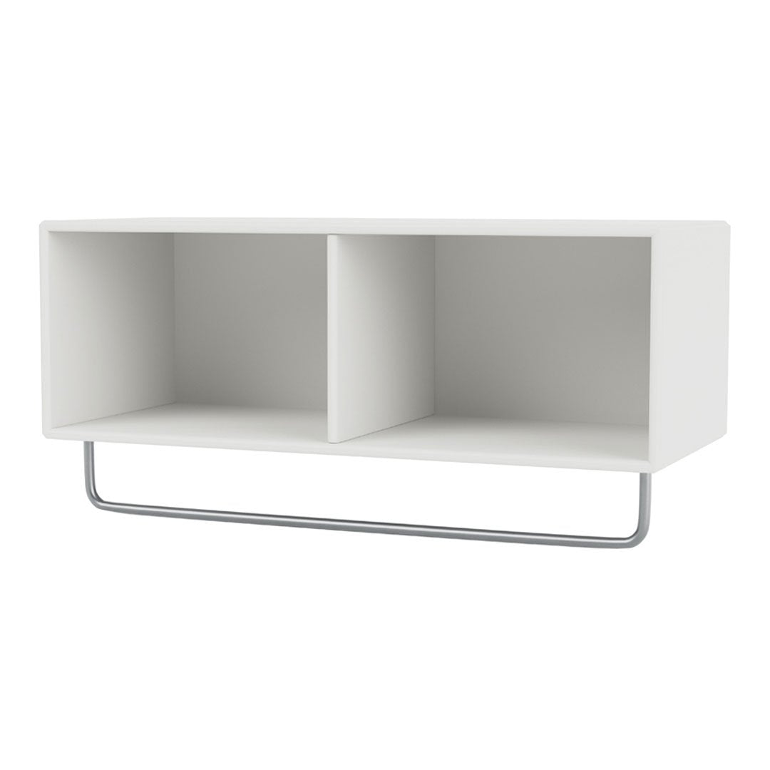 Wall Mounted Coat Shelf with Hanging Clothes Rack - Space Saving Entryway Organizer for Hats, Scarves & Jackets | Perfect for Hallway, Mudroom or Bedroom Storage