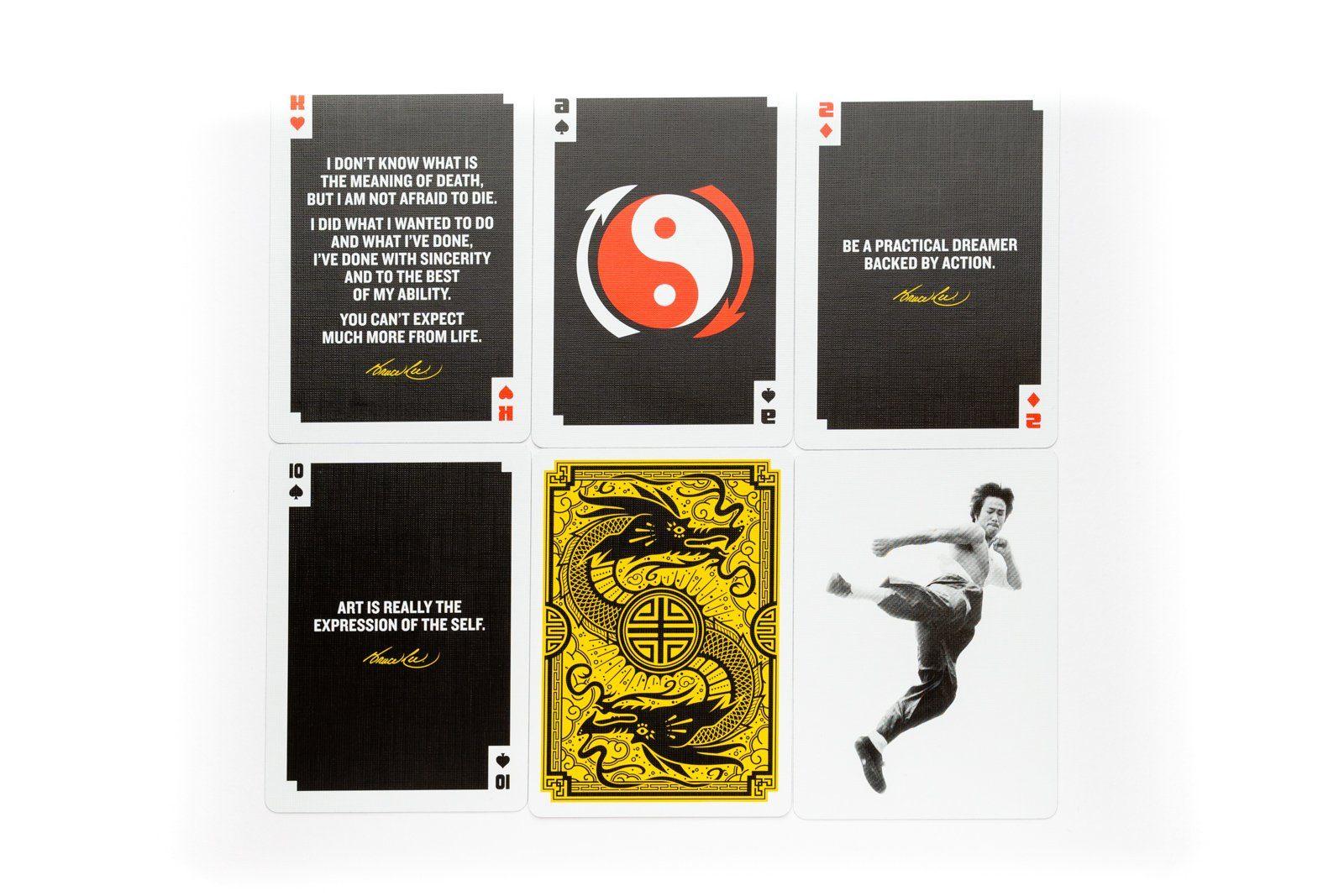 Official Bruce Lee Playing Cards - Premium Collectible Deck for Poker, Blackjack & Magic Tricks - Perfect for Game Nights, Gifts & Martial Arts Fans