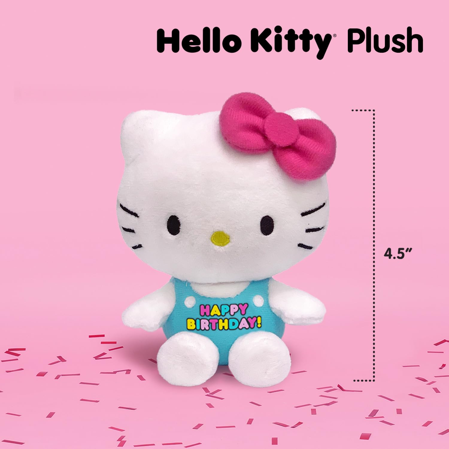 Hello Kitty Birthday Party Gift Set - Tin Box, Pencil Case, Stickers, Necklace, Plush Toy & Hat | Perfect for Girls' Birthday Celebrations, School Supplies & Kawaii Collectibles