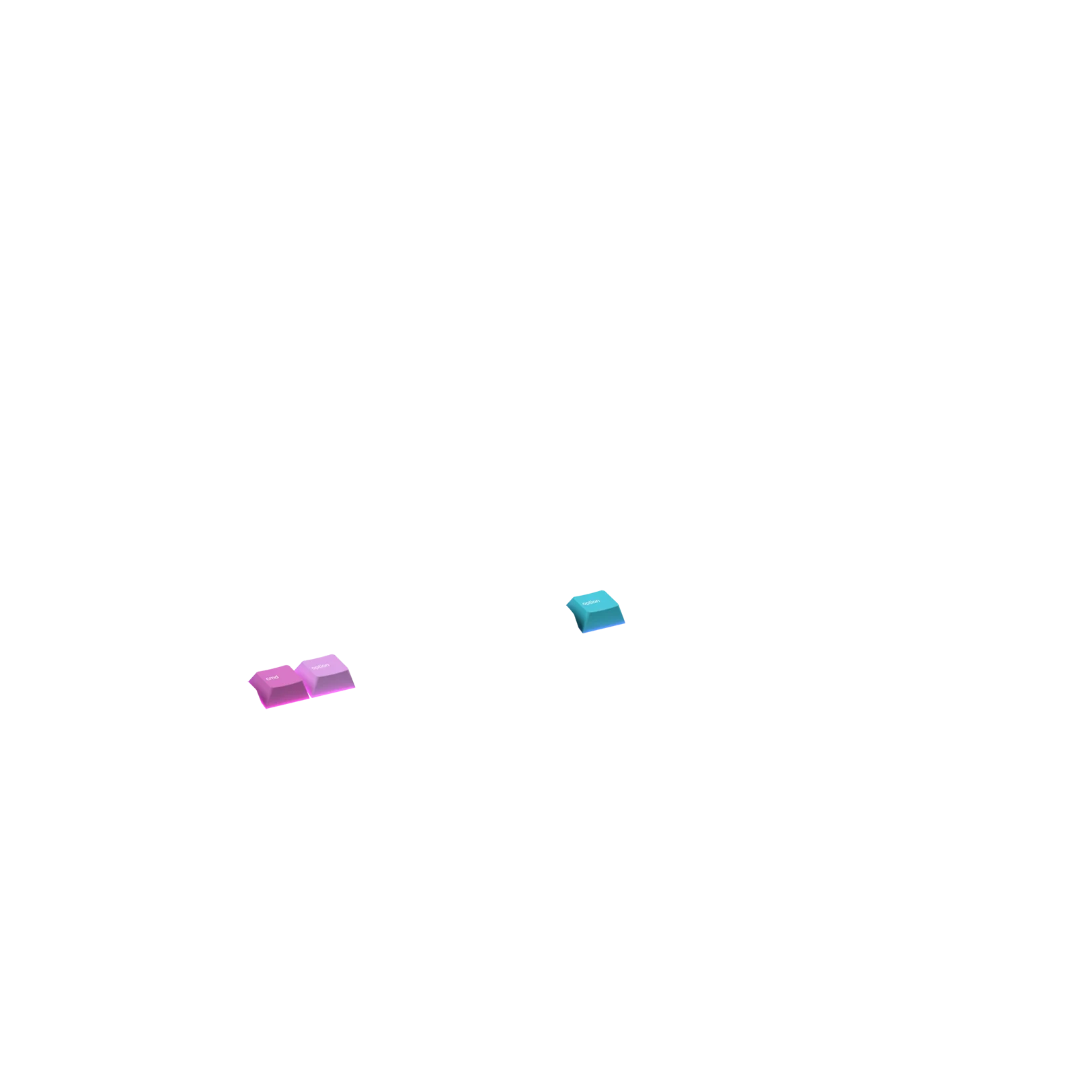 Custom Keycaps for Mechanical Keyboards - Daydream Design - Perfect for Gaming, Typing & Office Work - US Seller