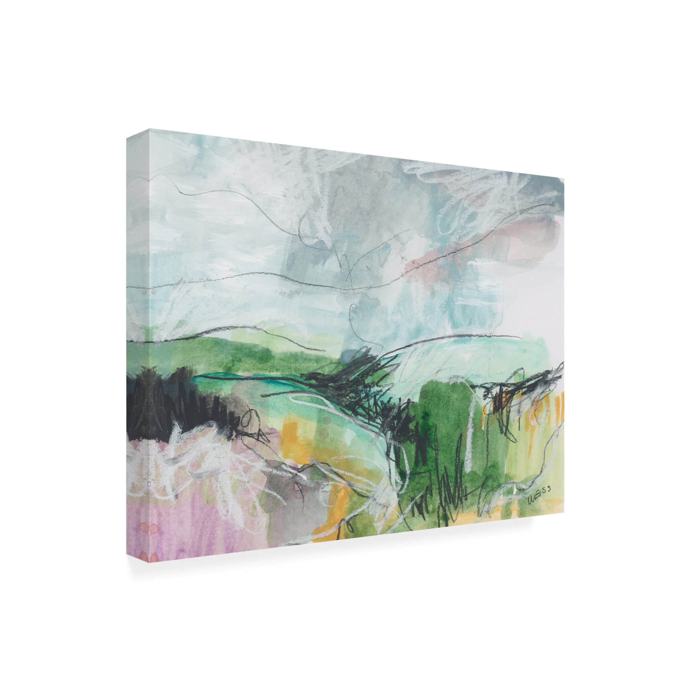Trademark Fine Art 'The Mystery Which Binds' Canvas Wall Art by Jan Weiss - Perfect for Living Room, Bedroom & Office Decor