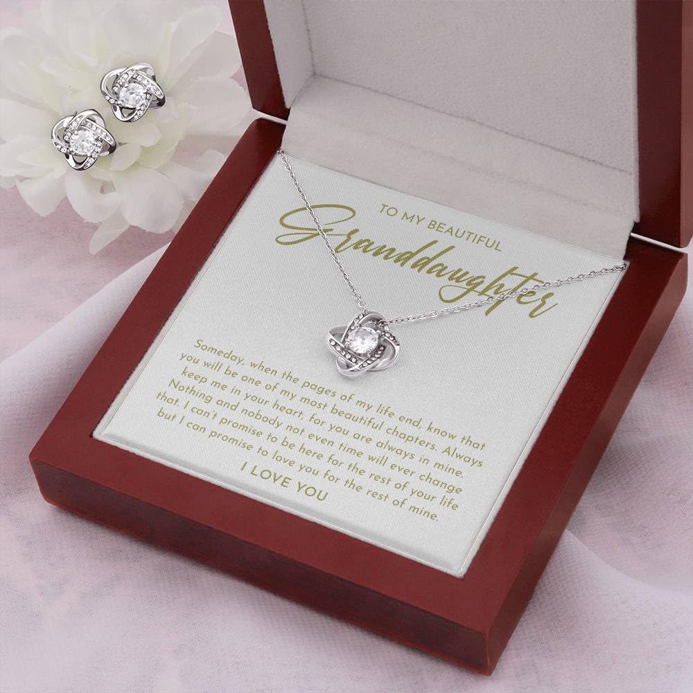 Personalized Granddaughter Necklace - Heartfelt Gift from Grandparents, Birthday Jewelry for Granddaughters - Perfect for Birthdays, Graduation & Special Occasions