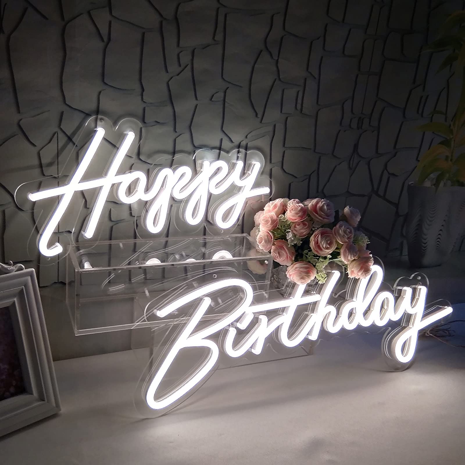 QWEASDF LED Neon Sign Lights - Custom Shaped Wall Decor, Art Lighting for Room, Christmas, Wedding & Party Decoration | Perfect for Bedroom, Bar, Cafe & Event Backdrops