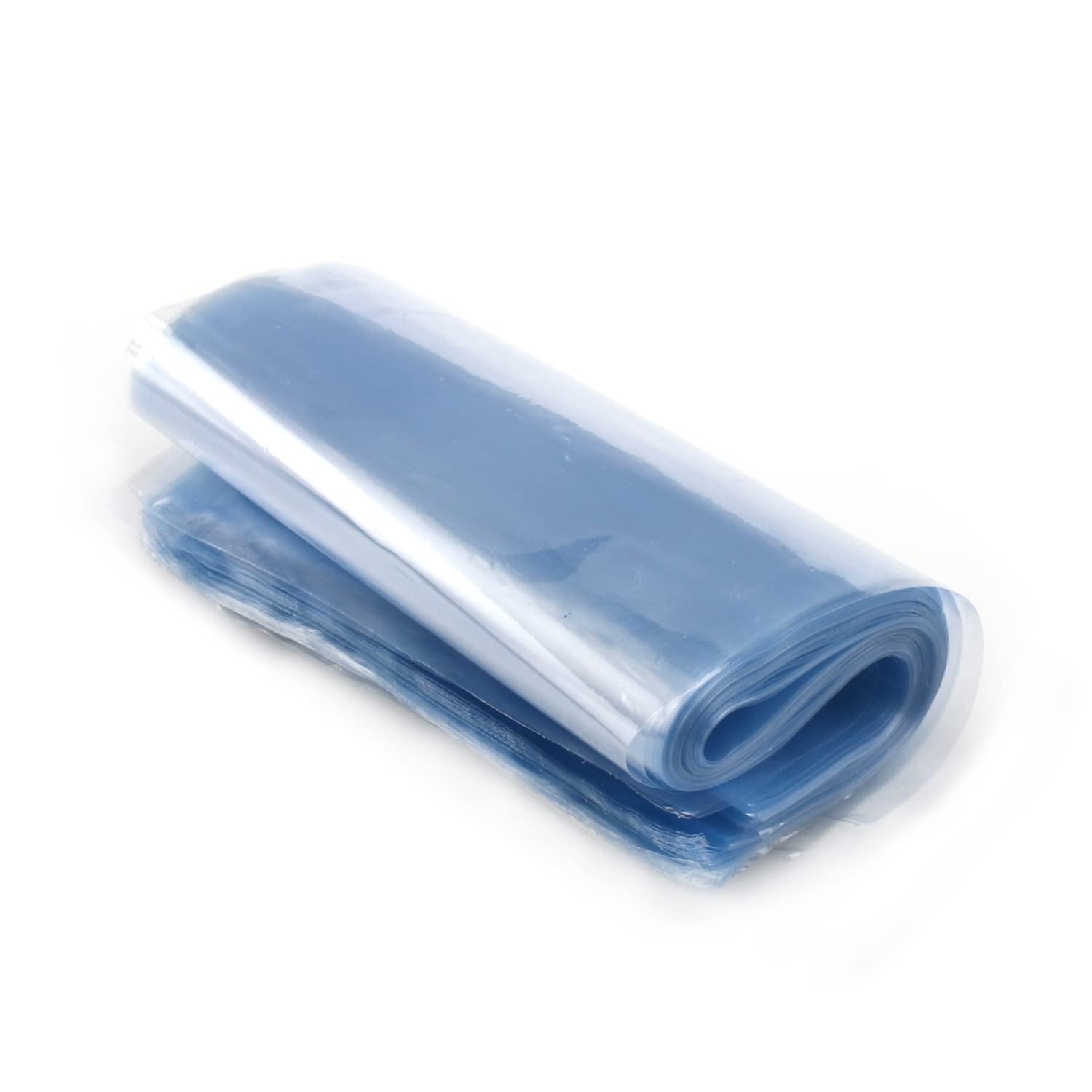 Othmro PVC Heat Shrink Bags 200×100mm (7.87×3.94 inch) - 100pcs Industrial Shrink Wrap Packaging for Food, Cosmetics & Electronics - Durable Sealer Bags for Vacuum Packaging, Gift Wrapping & Retail Display