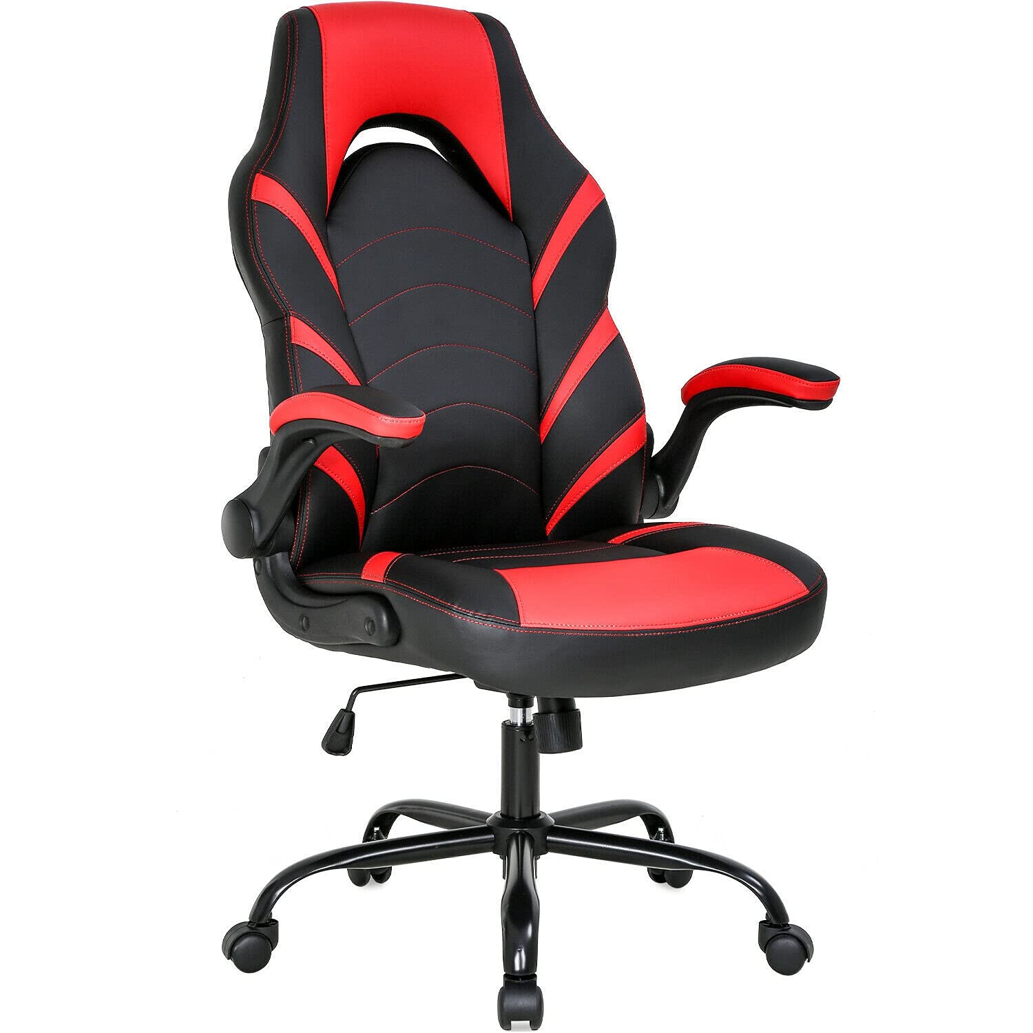 Ergonomic Home Office Chair with Lumbar Support - Adjustable Swivel Gaming Chair for PC & Computer Desk - Rolling Mesh Task Chair for Work, Study, and Gaming Comfort