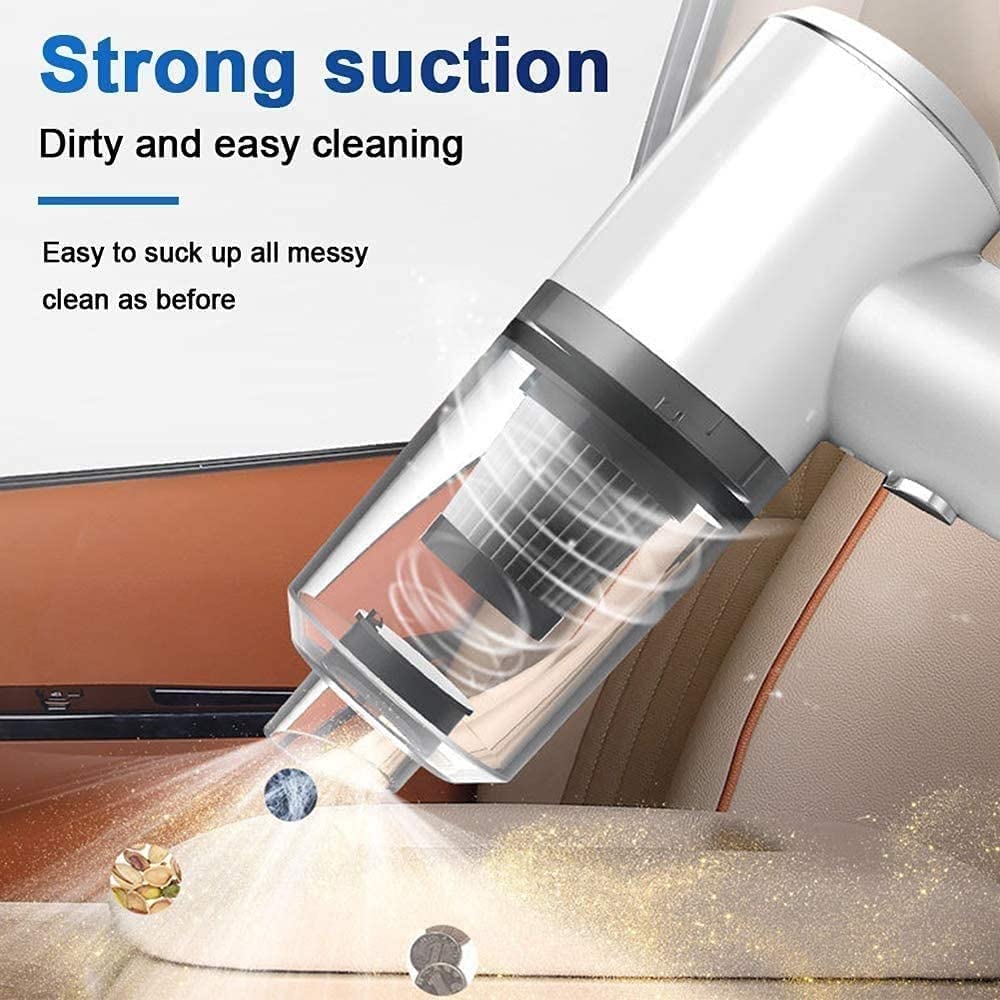 45W/4500Pa Portable Car Vacuum Cleaner - Powerful Wet & Dry Auto Interior Vacuum for Car Detailing - Perfect for Men & Women - Ideal for Cleaning Seats, Carpets & Hard-to-Reach Areas